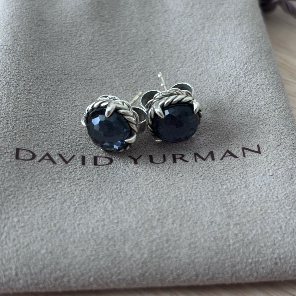David Yurman Black Orchid Chatelaine Stud Earrings